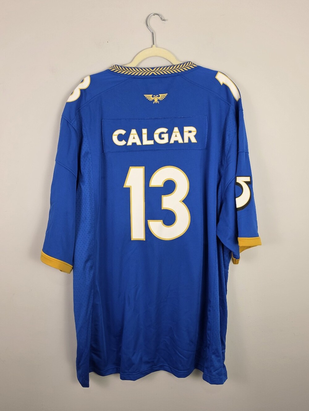 Warhammer 40k Ultramarines Calgar #13 Blue Football Jersey Size 2XL
